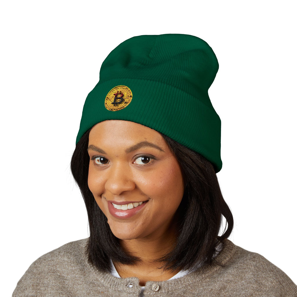 Bitcoin Classic Cuffed Beanie (Embroidery)