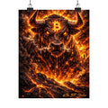 Bitcoin Bull Matte Vertical Posters