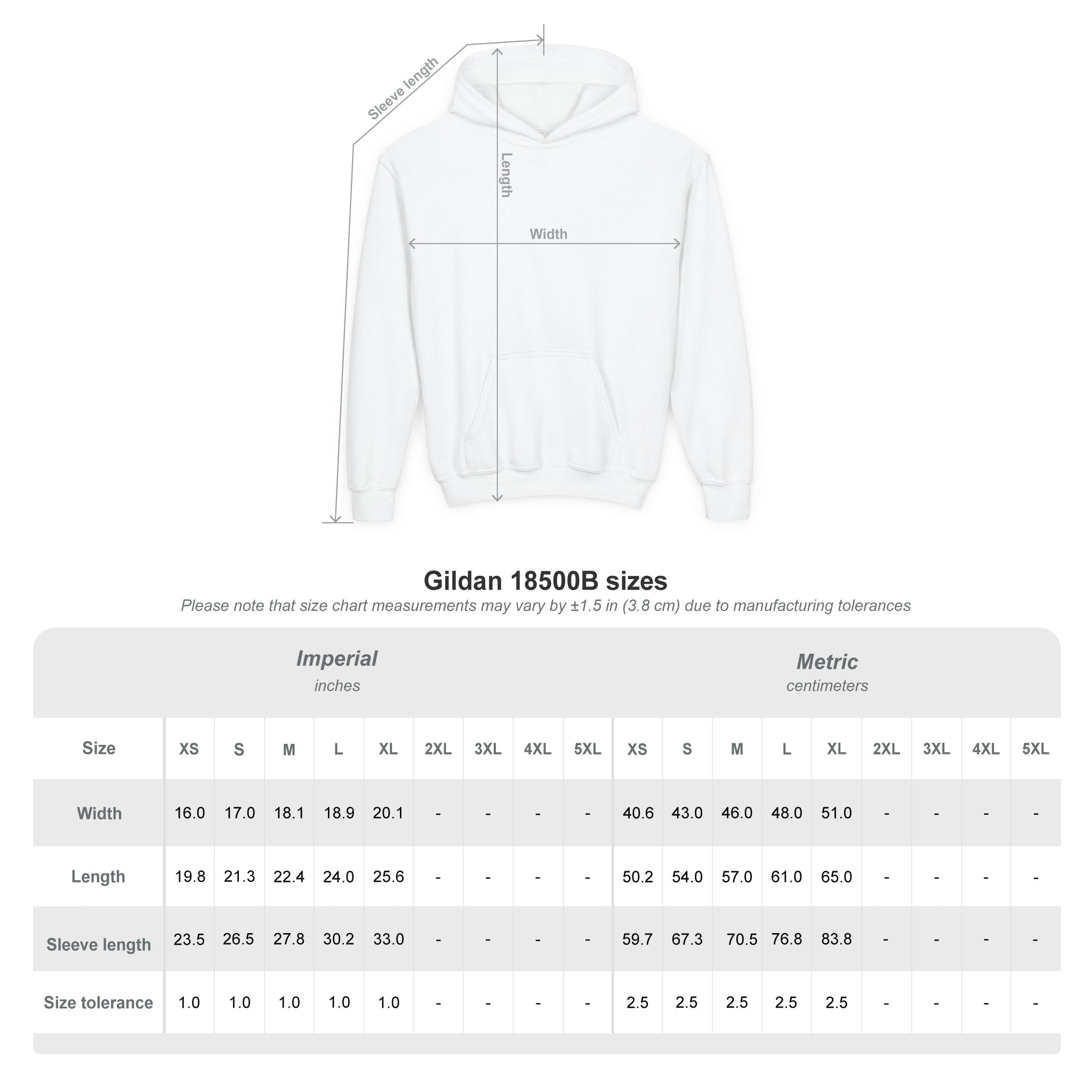 Bitcoin Logo Double Sided Youth Heavy Blend Hooded Sweatshirt