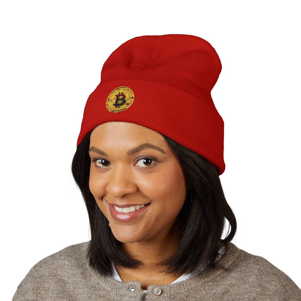 Bitcoin Classic Cuffed Beanie (Embroidery)