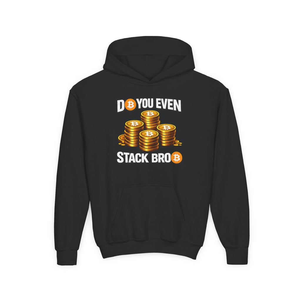 Do You Even Stack Bro Youth Heavy Blend Hooded Sweatshirt
