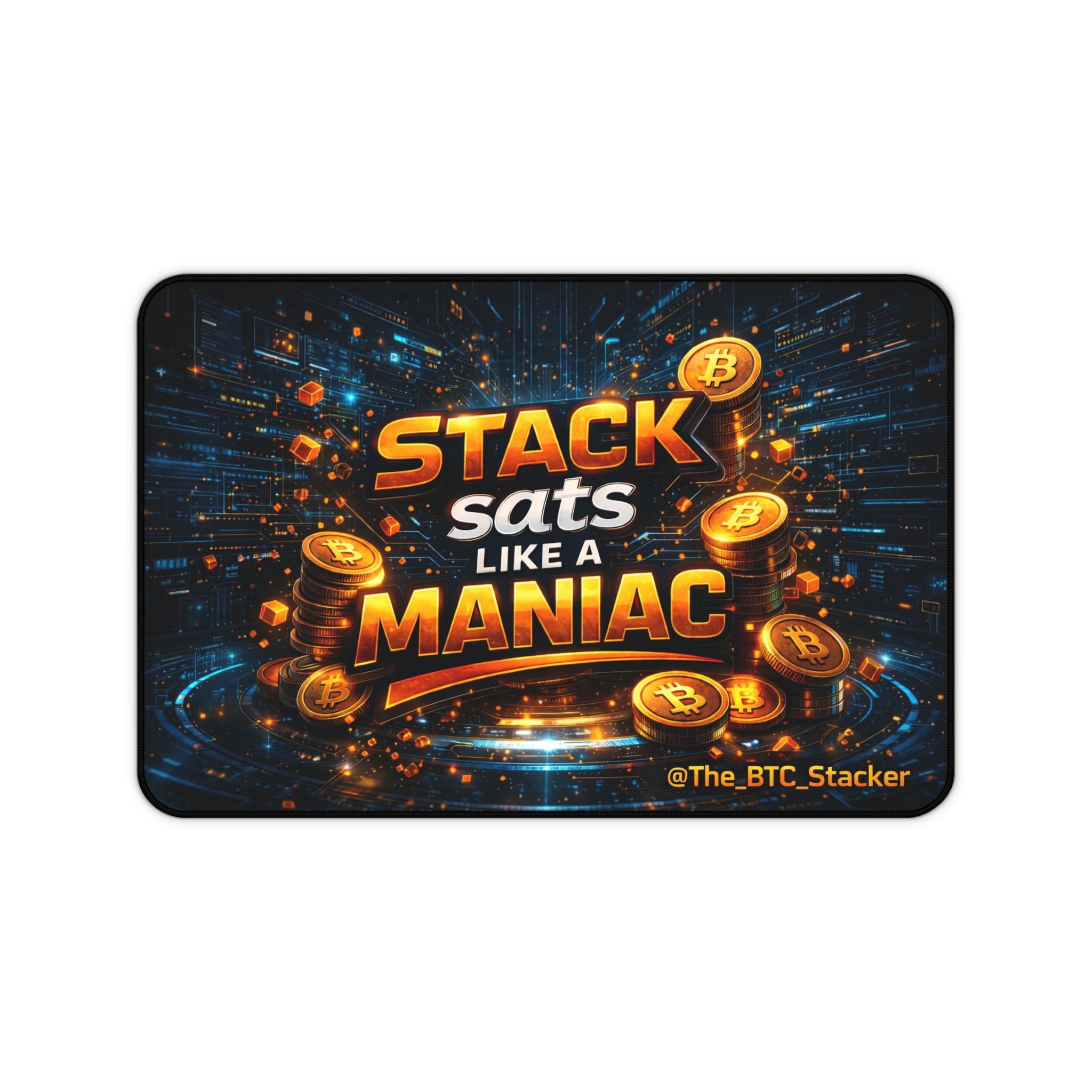 Stack Sats Full Art Desk Mat