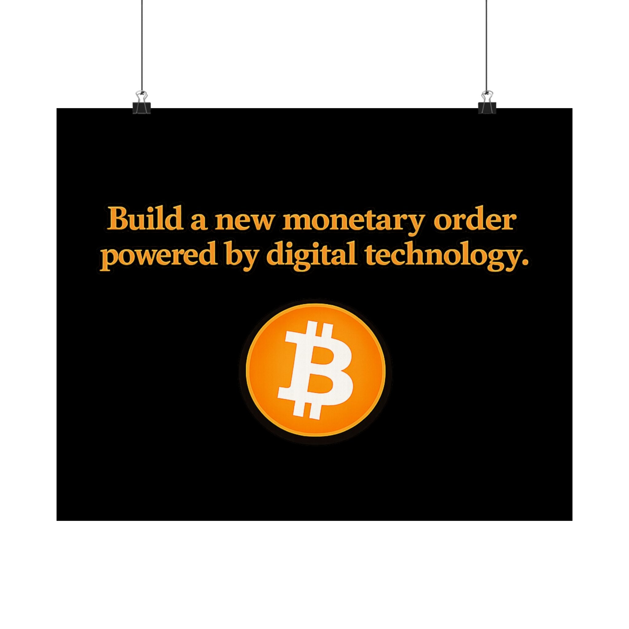 Monetary Order Matte Horizontal Posters