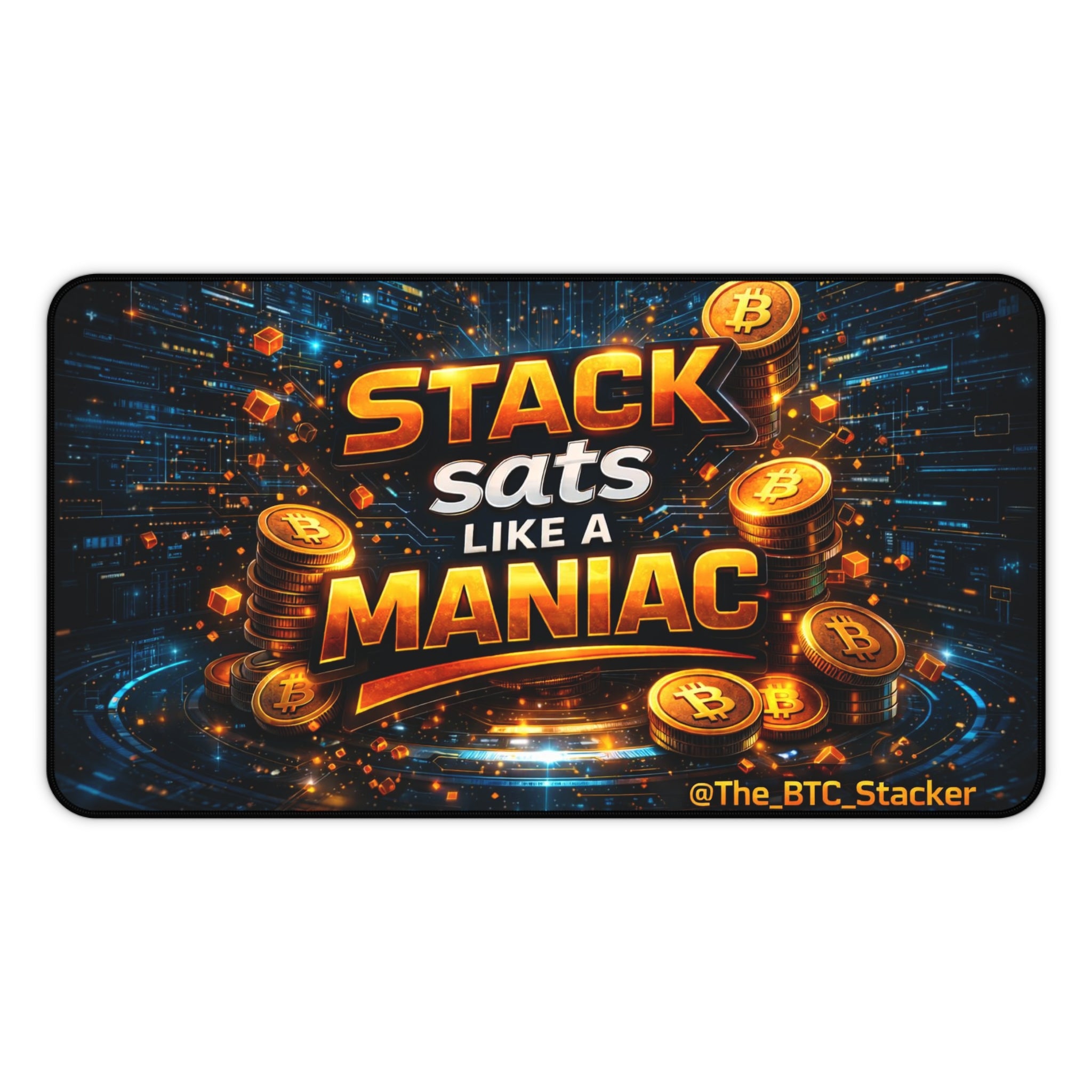 Stack Sats Full Art Desk Mat