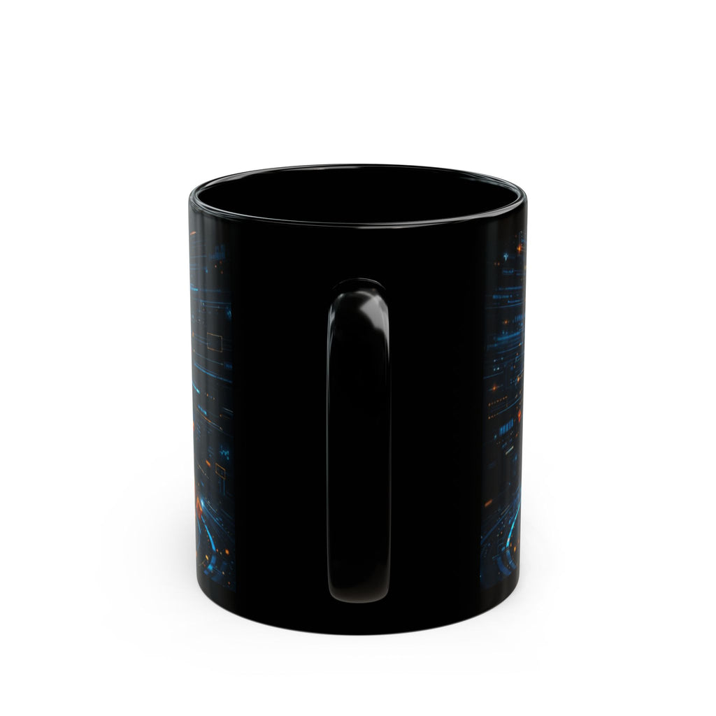 Stack Full Art Black Mug (11oz, 15oz)