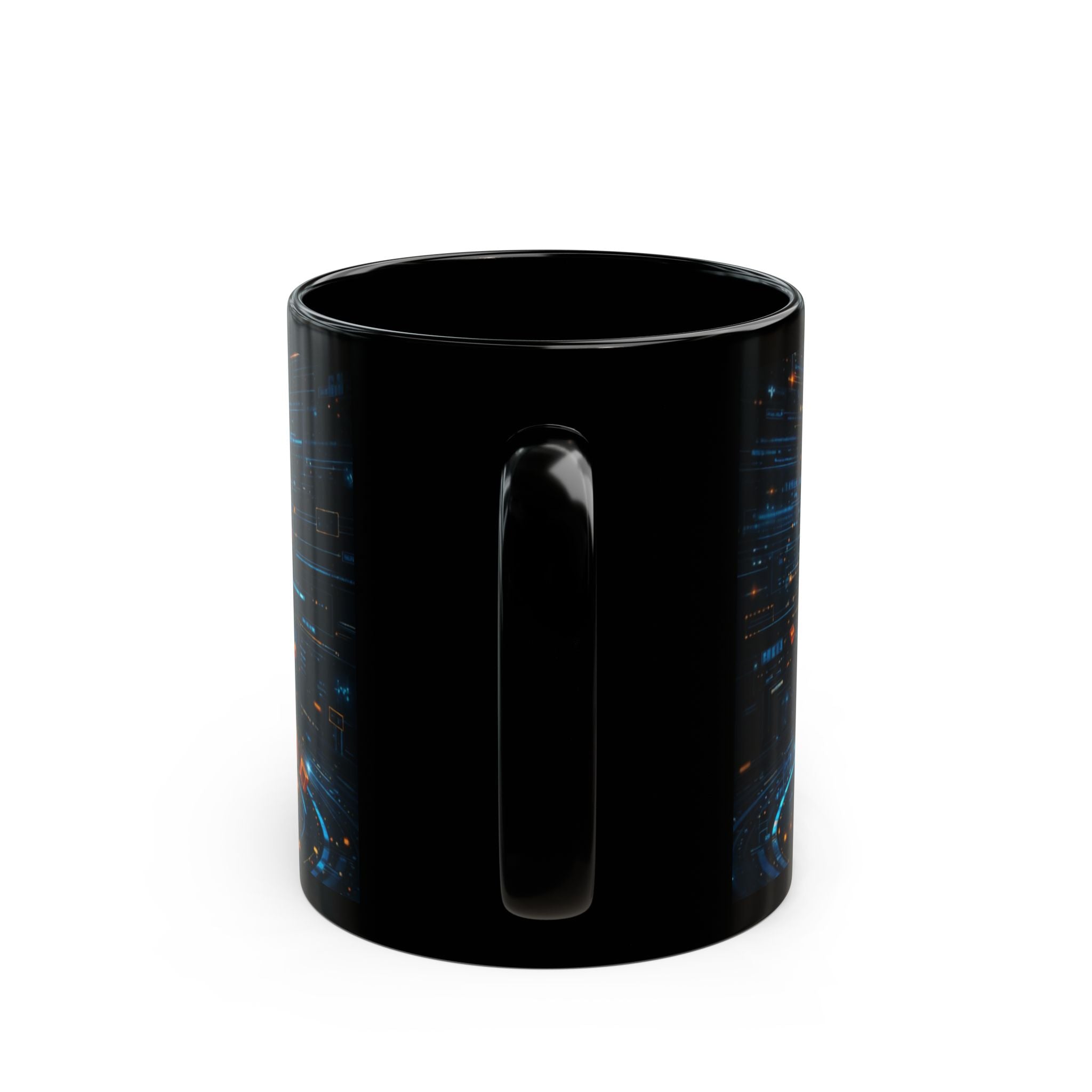 Stack Full Art Black Mug (11oz, 15oz)