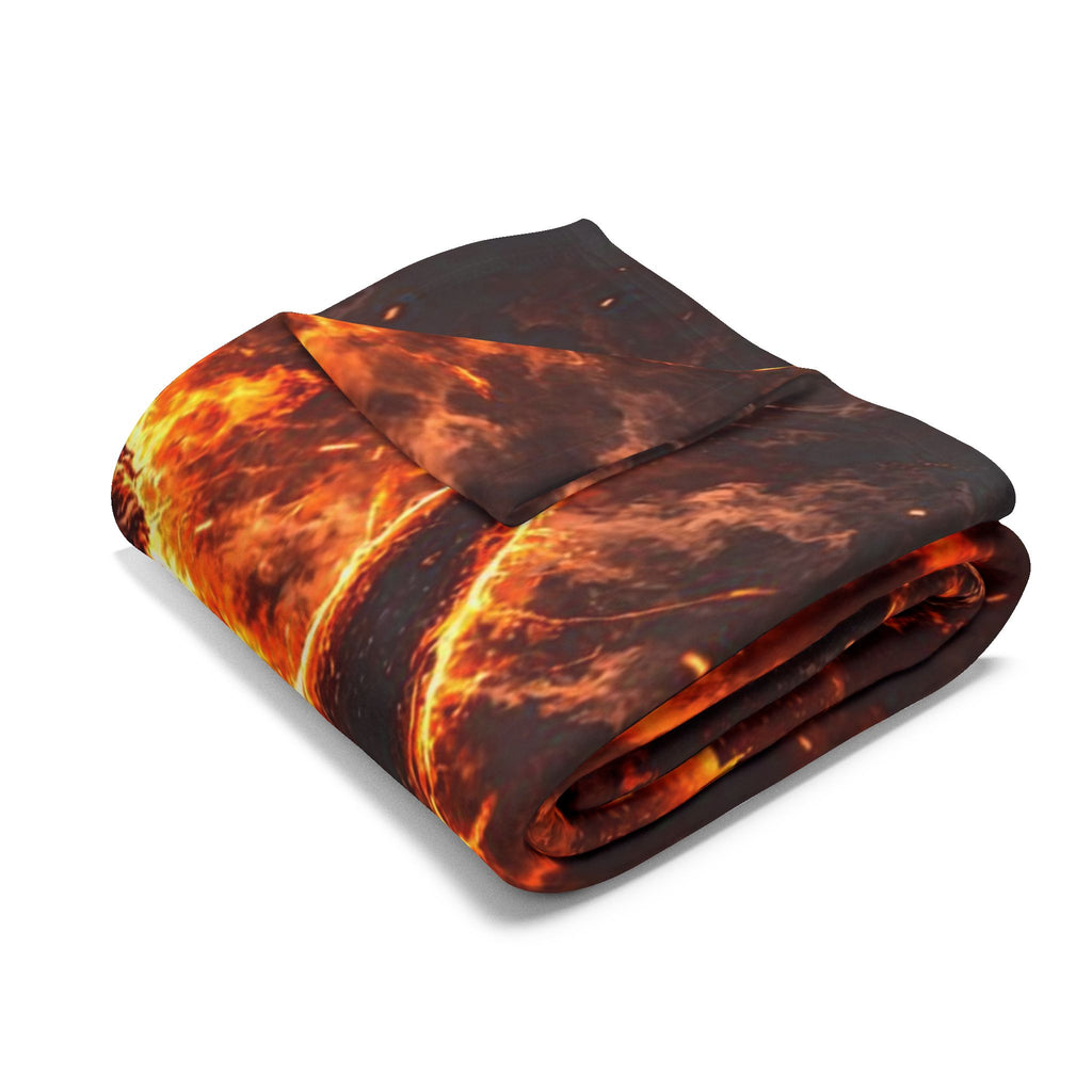 Bitcoin Bull Arctic Fleece Blanket
