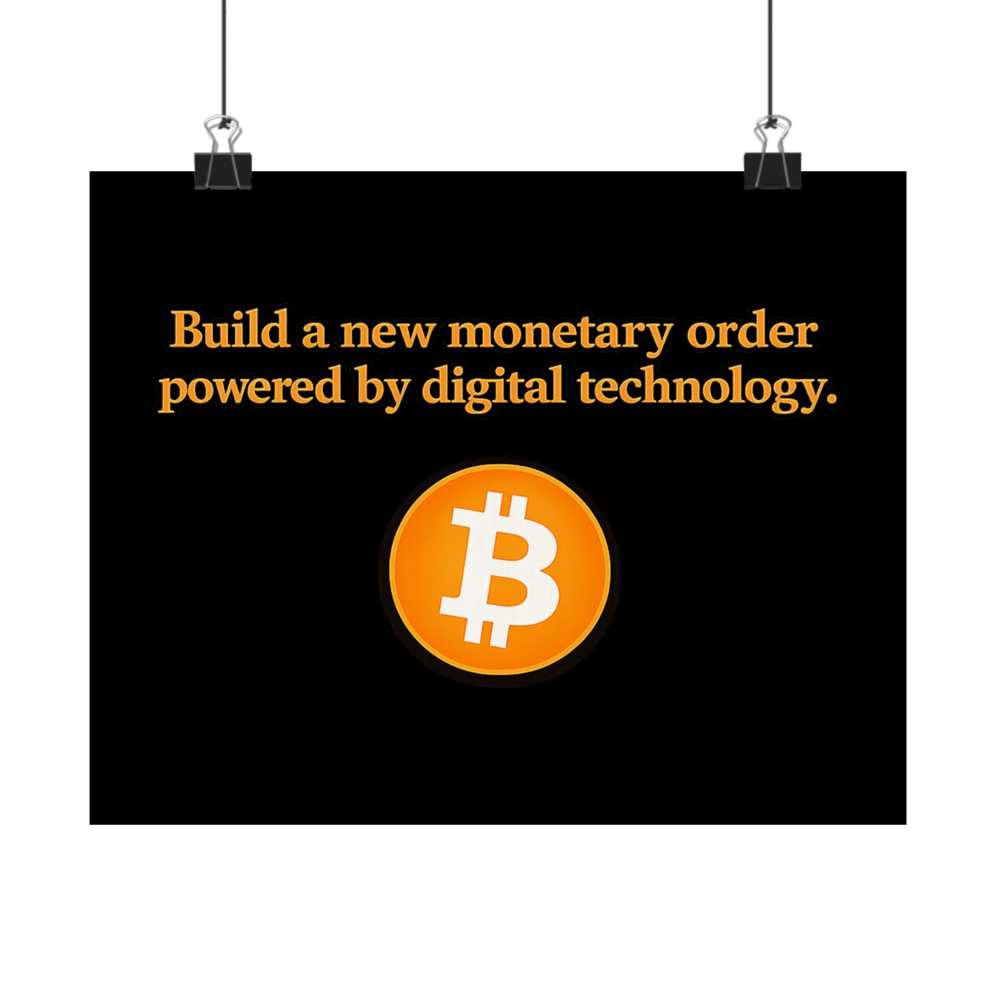 Monetary Order Matte Horizontal Posters