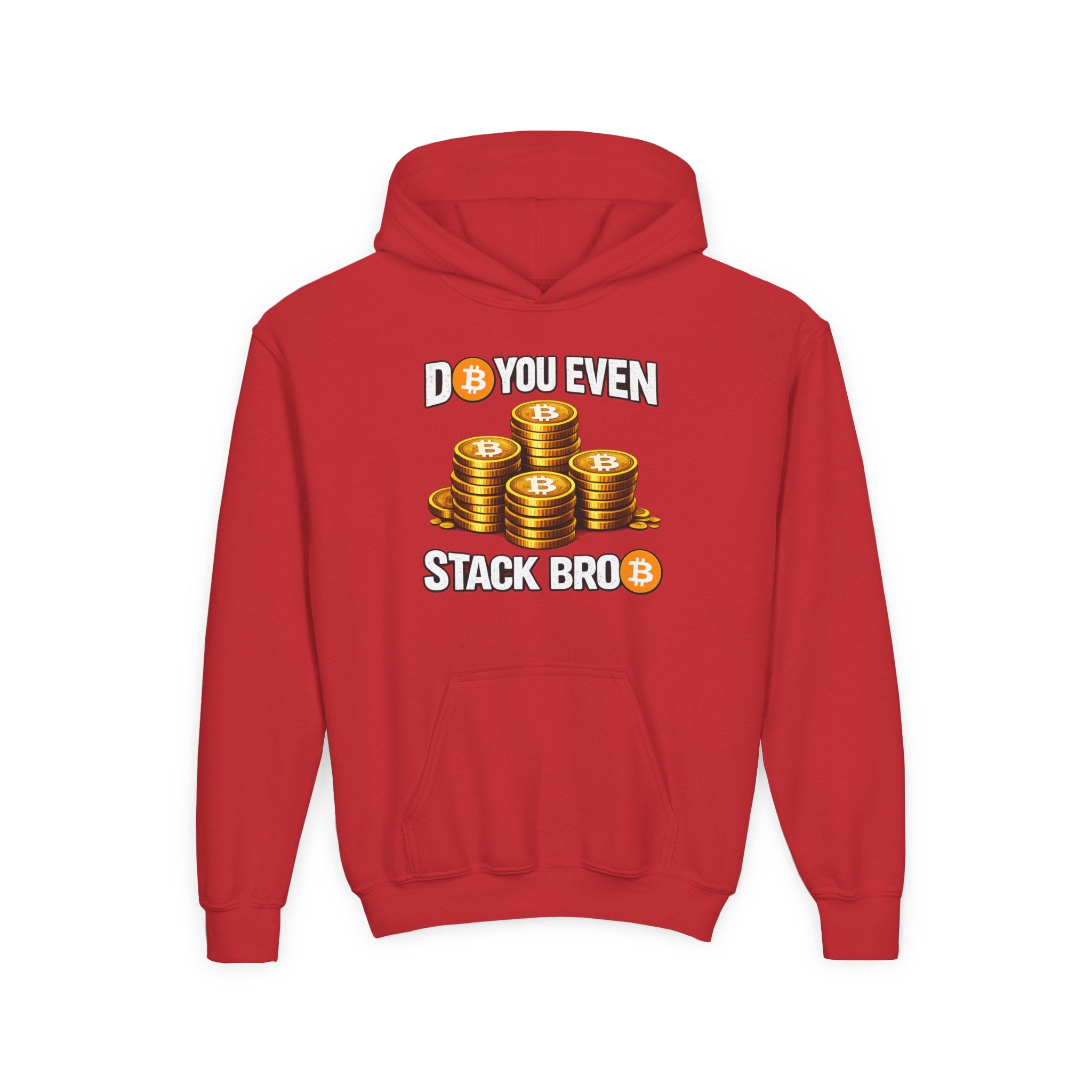 Do You Even Stack Bro Youth Heavy Blend Hooded Sweatshirt