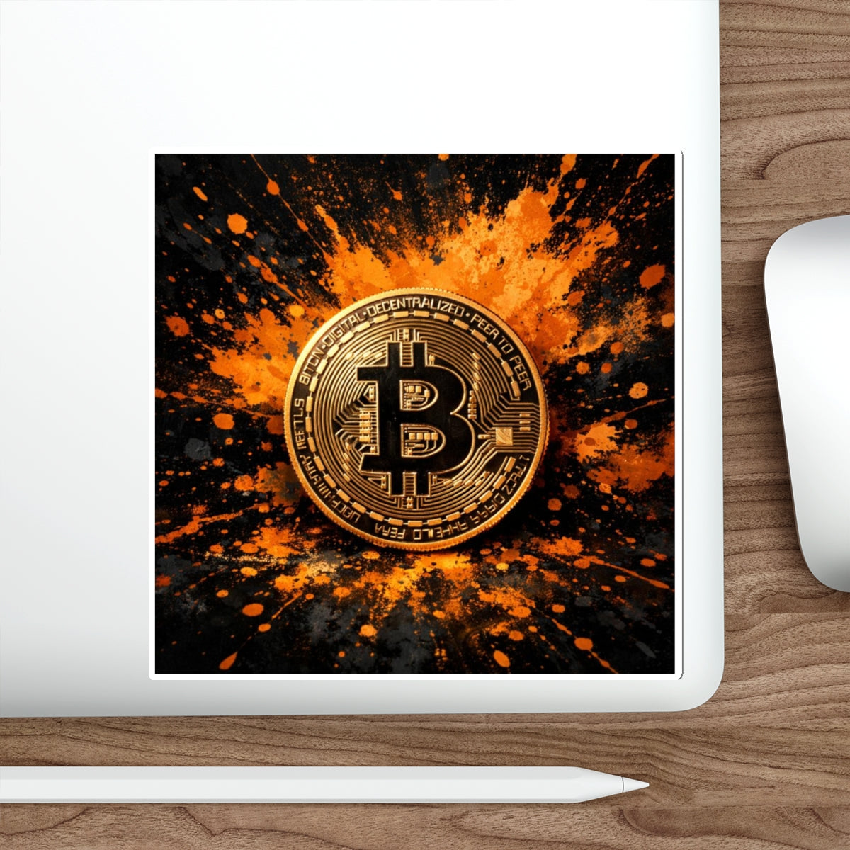 Bitcoin Full Art Die-Cut Stickers