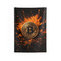 Bitcoin Abstract Indoor Wall Tapestries