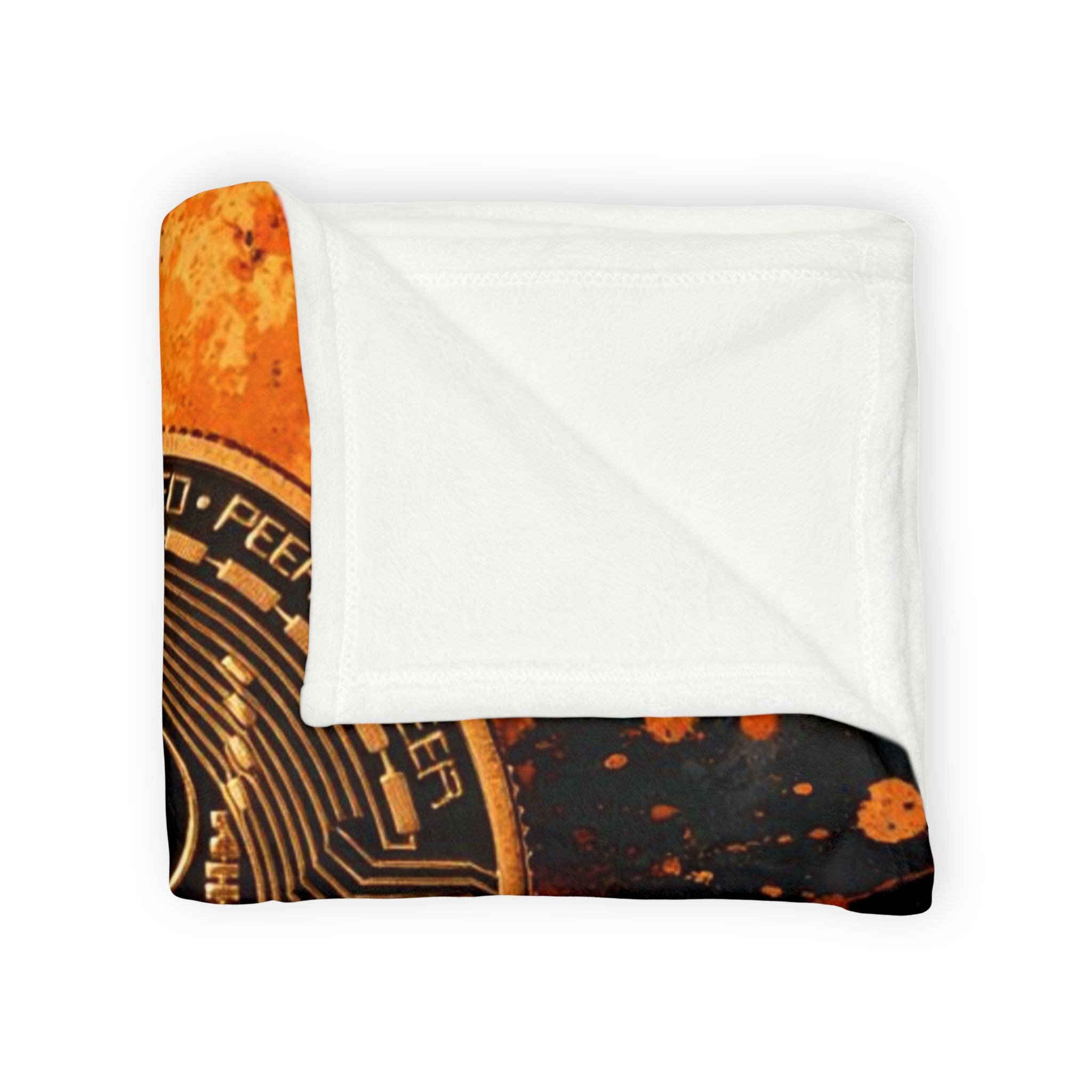 Bitcoin Full Art Soft Polyester Blanket