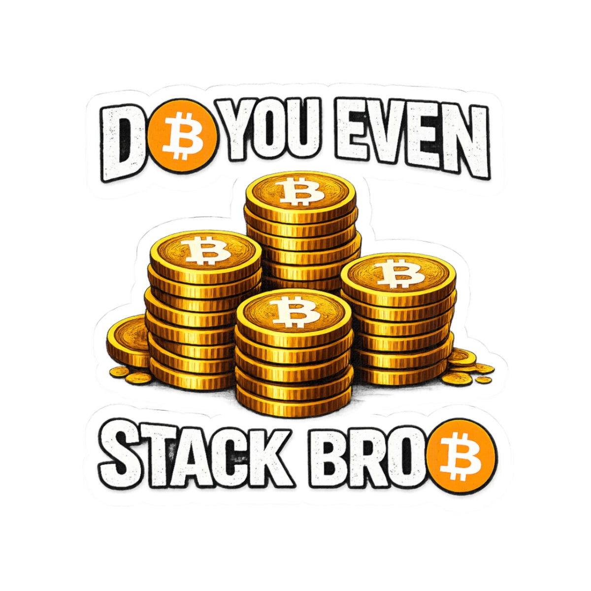 Do You Stack Graphic Kiss-Cut Stickers