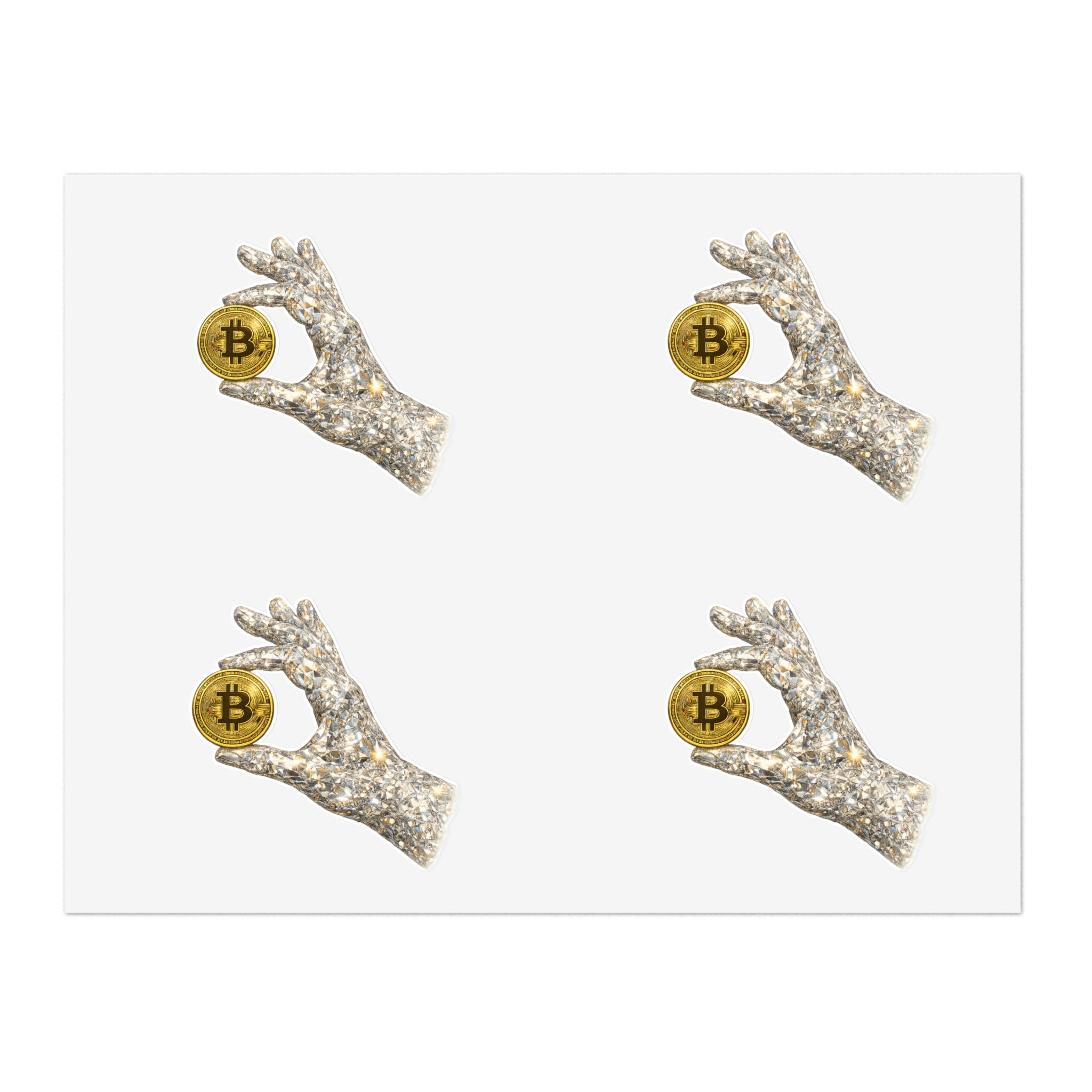 Diamond Hand Sticker Sheets