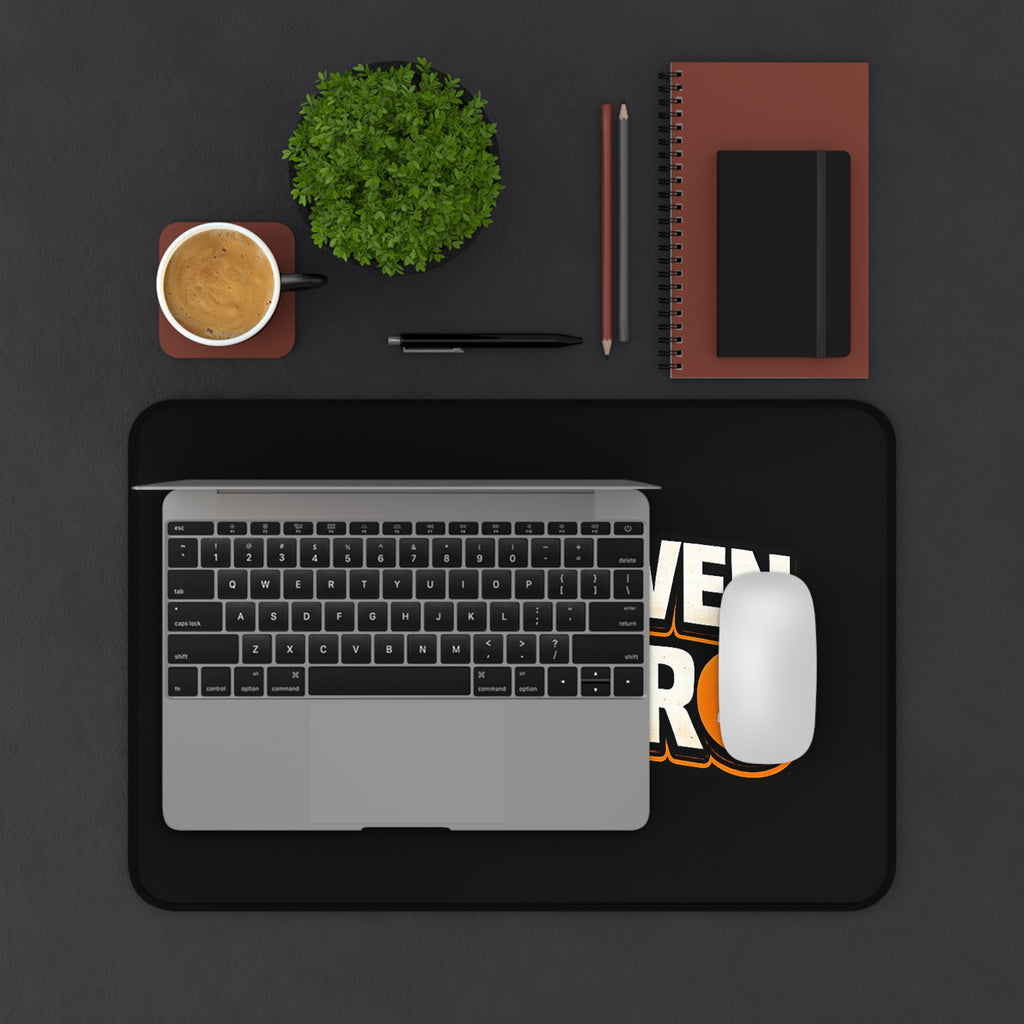 Do You Even Stack Black Desk Mat