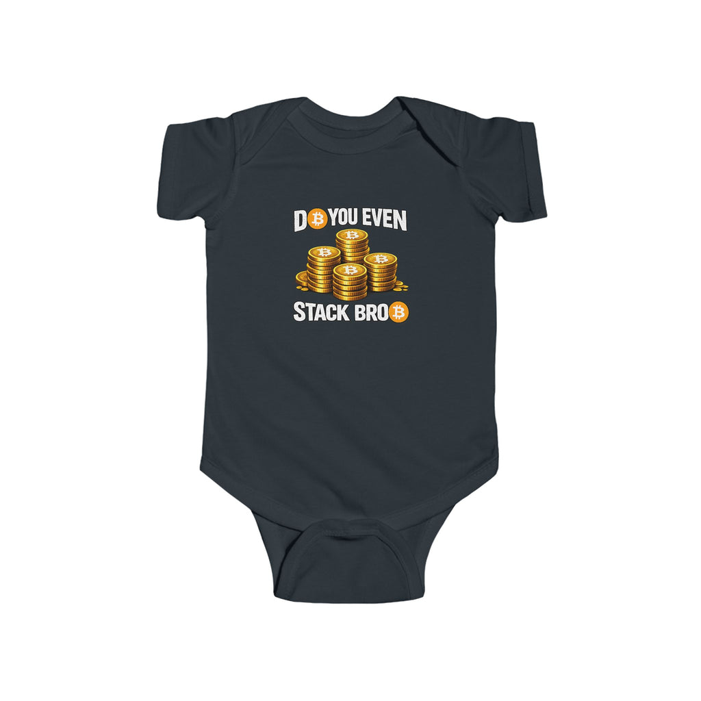 Do You Even Stack Bro Infant Fine Jersey Bodysuit