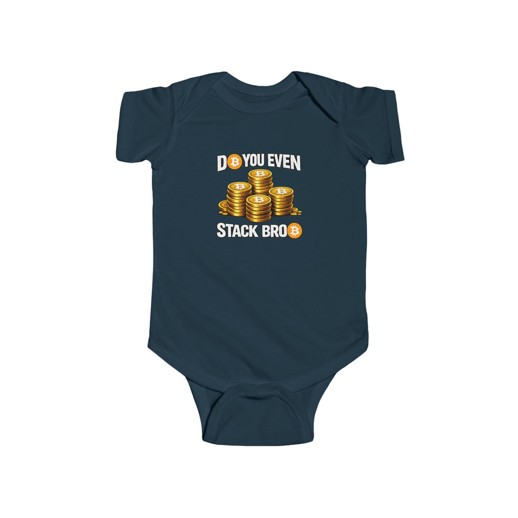 Do You Even Stack Bro Infant Fine Jersey Bodysuit
