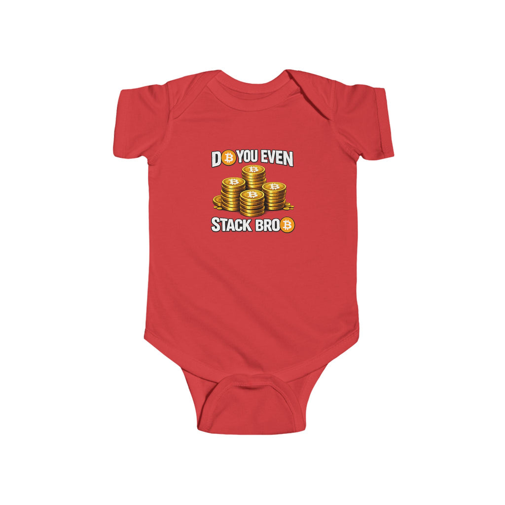 Do You Even Stack Bro Infant Fine Jersey Bodysuit
