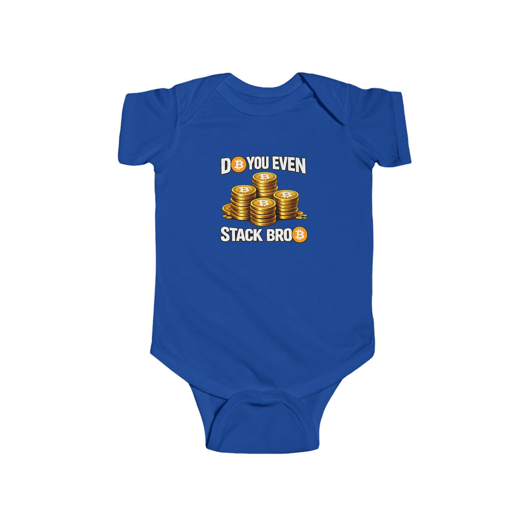 Do You Even Stack Bro Infant Fine Jersey Bodysuit