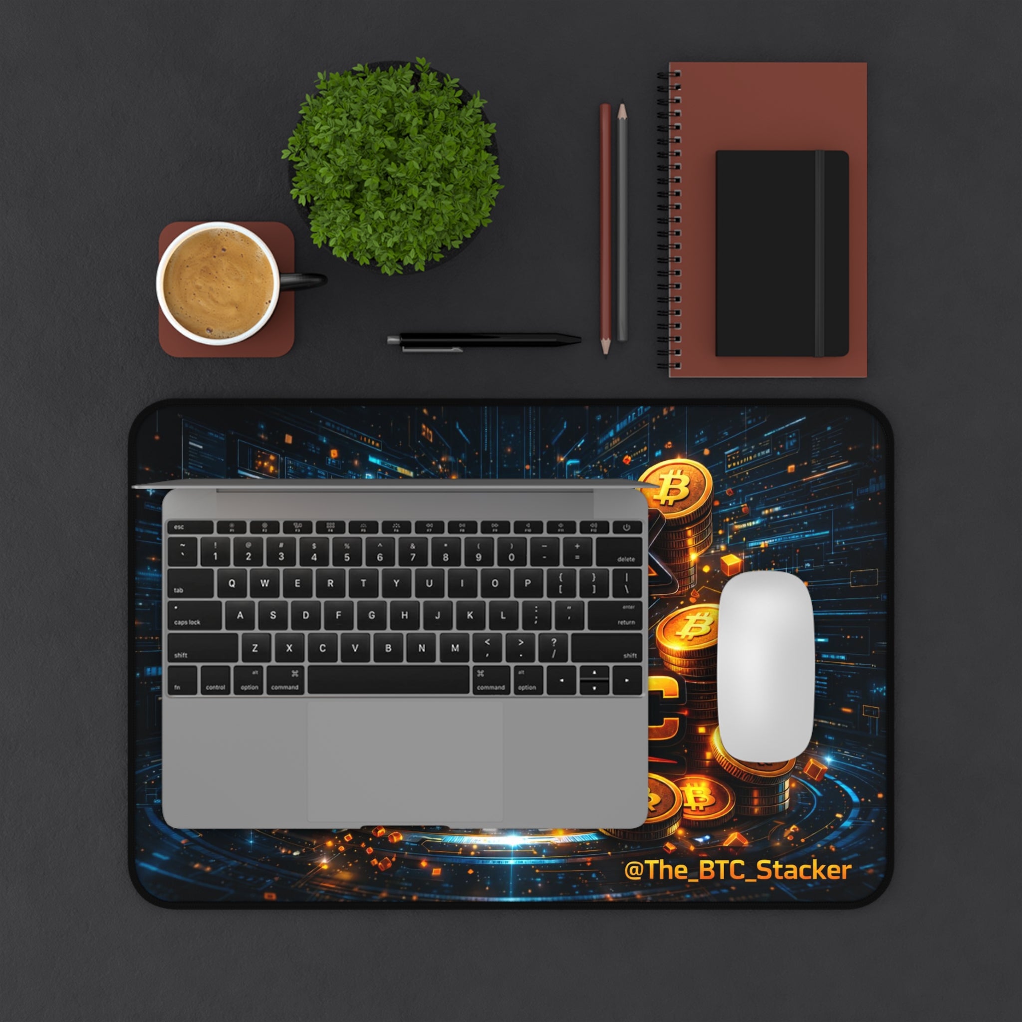 Stack Sats Full Art Desk Mat