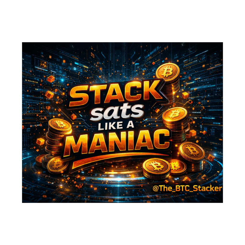 Cyber Bitcoin Matte Horizontal Posters