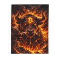 Bitcoin Bull Arctic Fleece Blanket