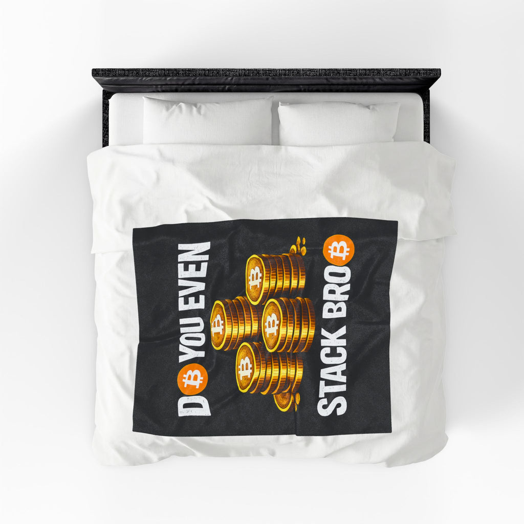 Do You Even Stack Full Art Velveteen Plush Blanket