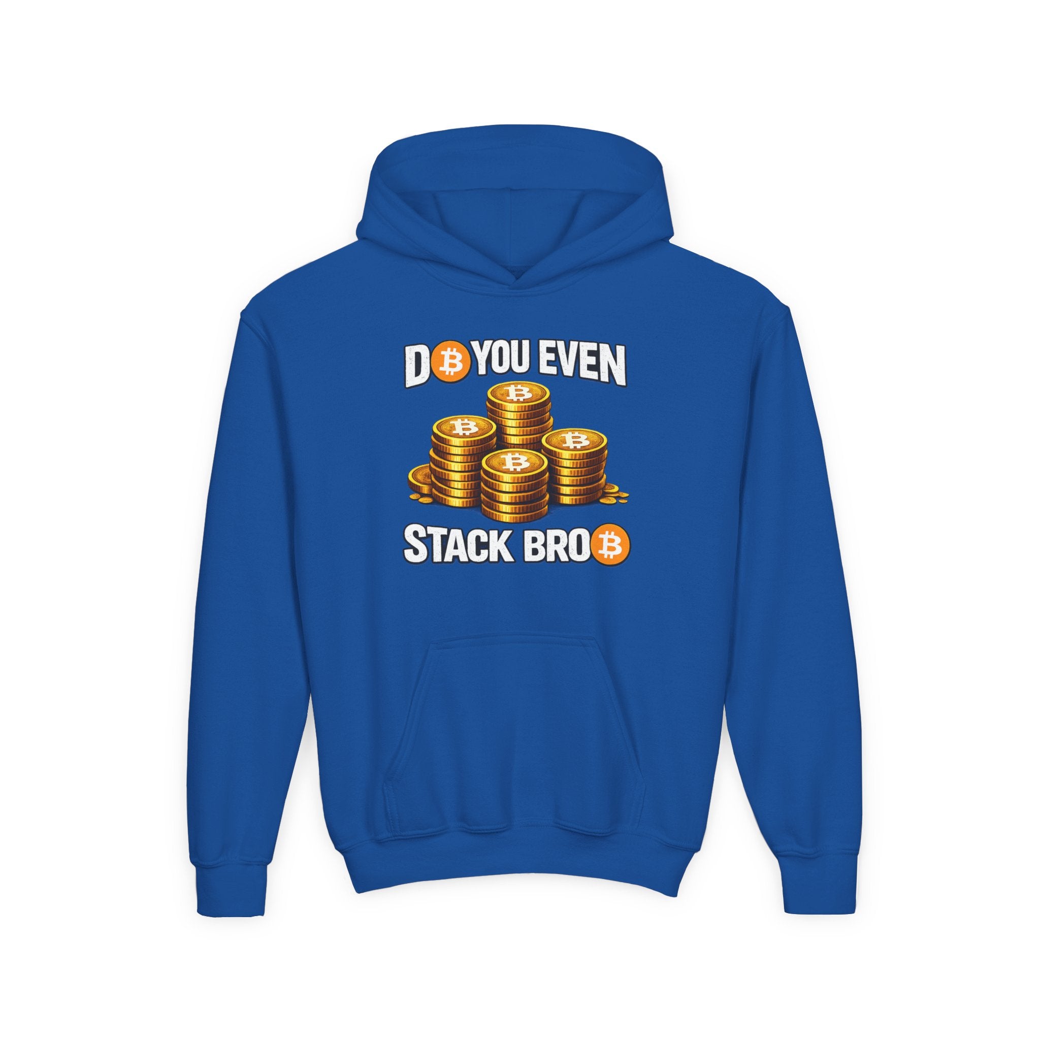 Do You Even Stack Bro Youth Heavy Blend Hooded Sweatshirt