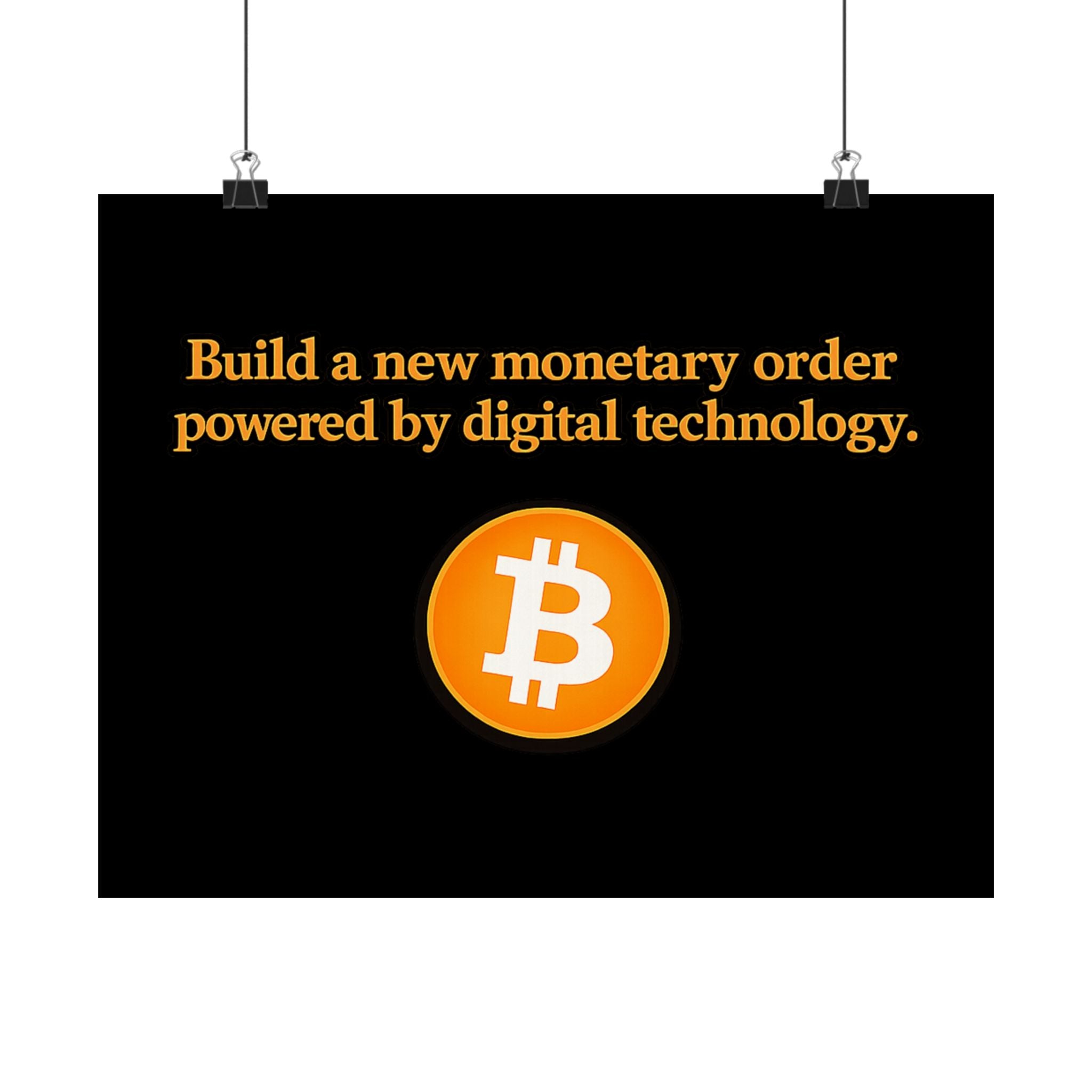 Monetary Order Matte Horizontal Posters