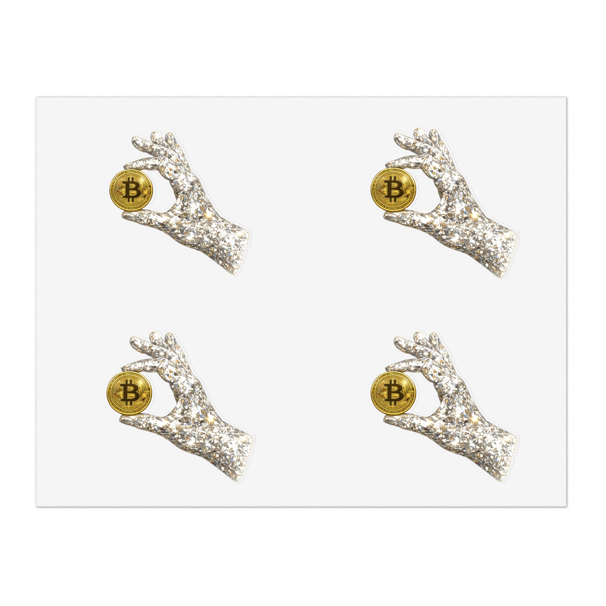 Diamond Hand Sticker Sheets