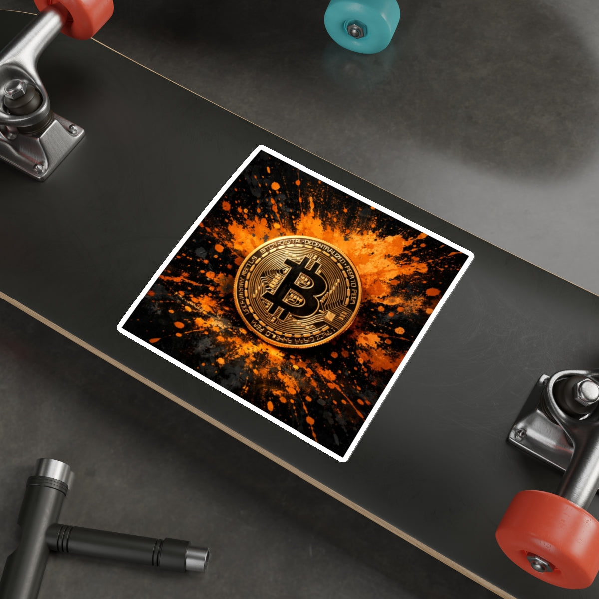 Bitcoin Full Art Die-Cut Stickers