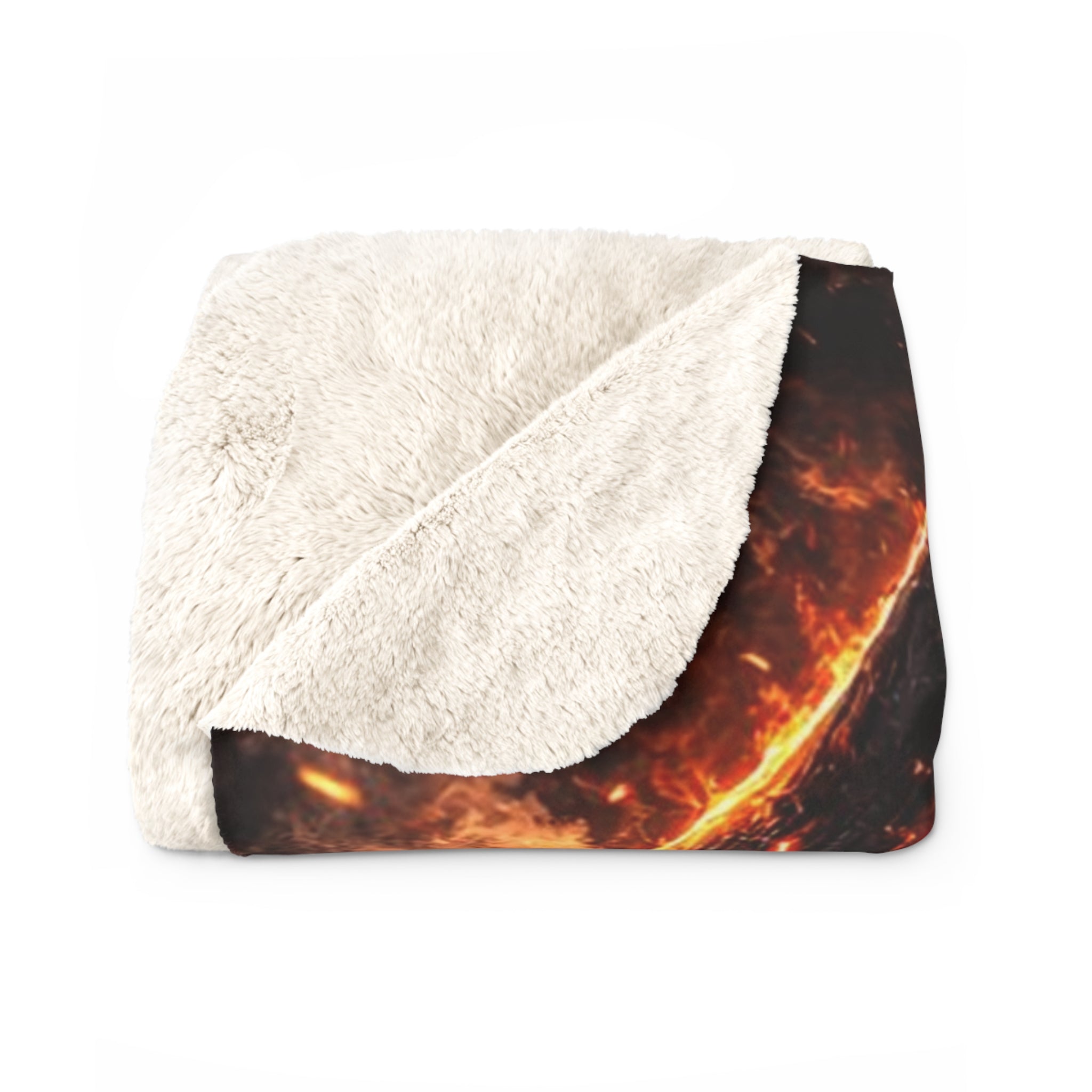 Bitcoin Bull Sherpa Fleece Blanket