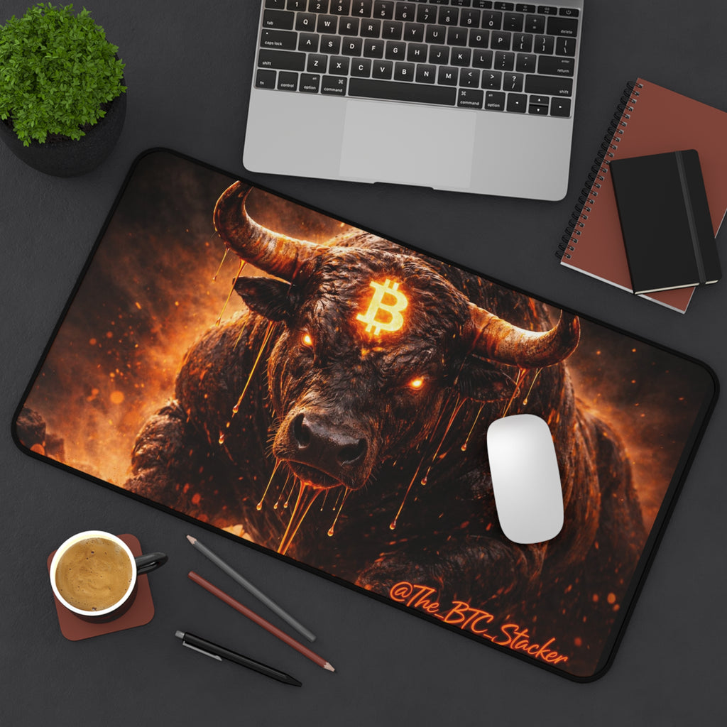 Bitcoin Bull Desk Mat