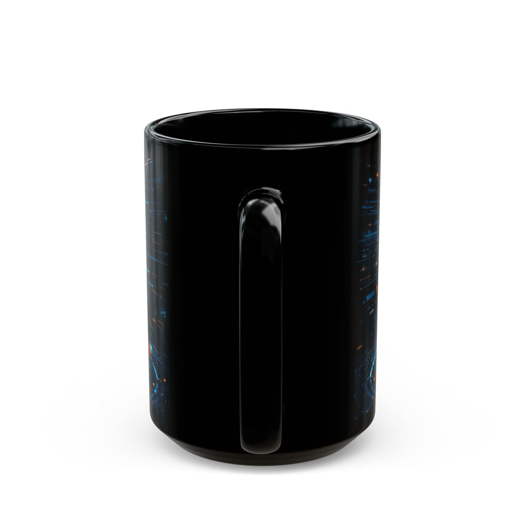 Stack Full Art Black Mug (11oz, 15oz)