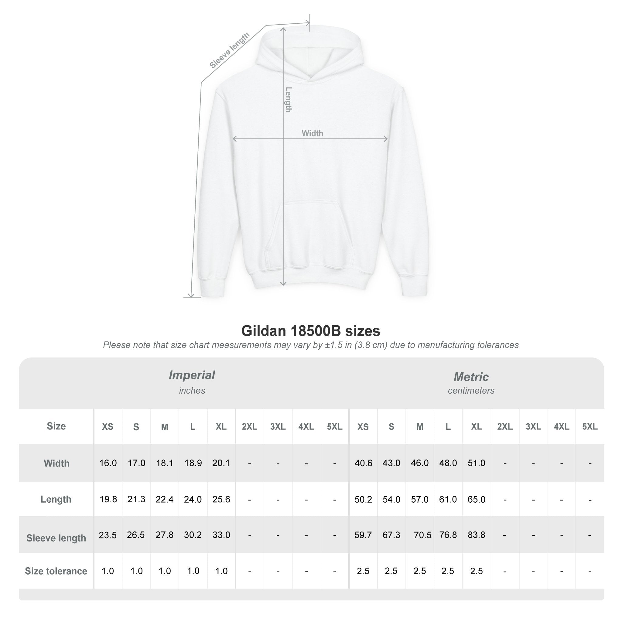 Bitcoin Logo Double Sided Youth Heavy Blend Hooded Sweatshirt