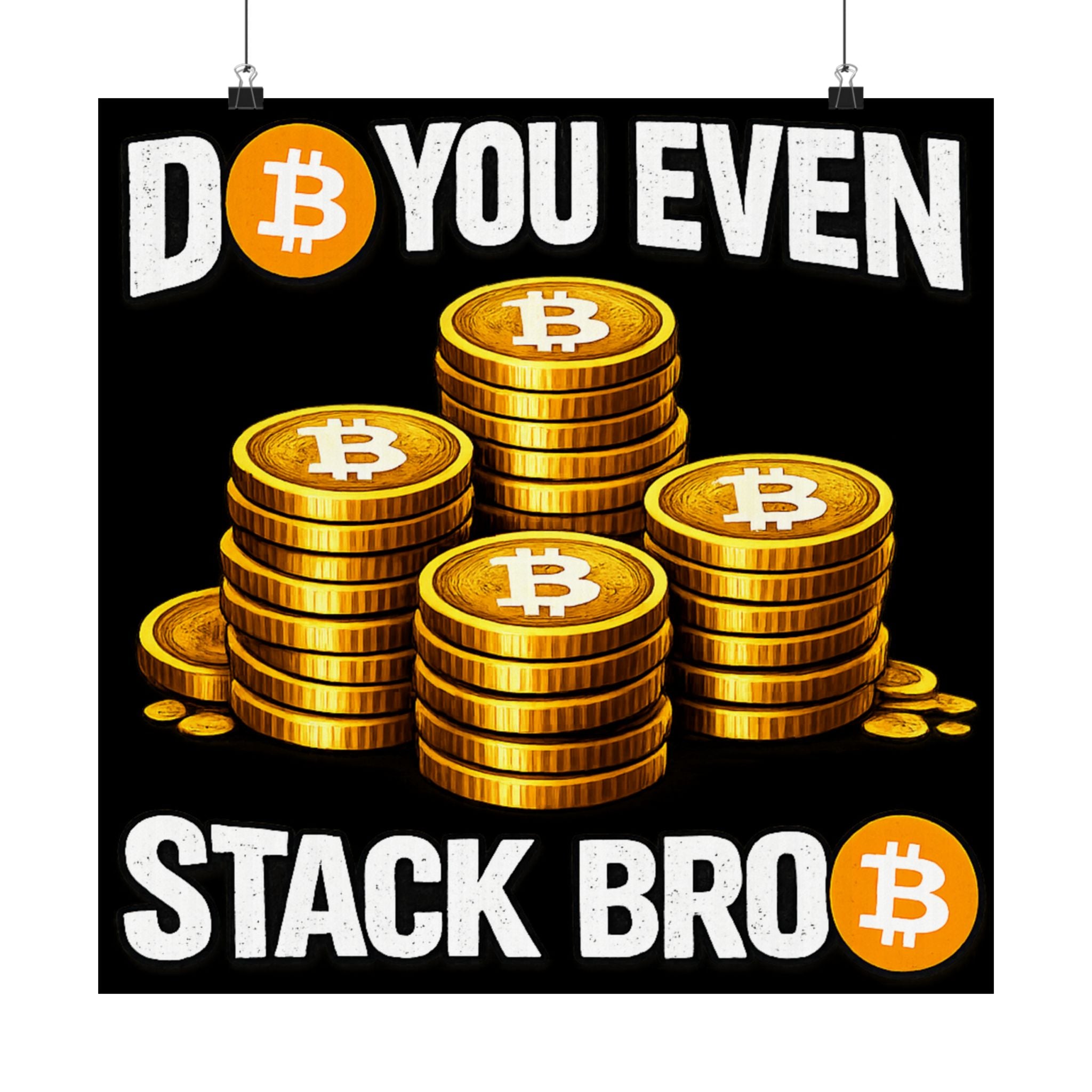 Do You Even Stack Full Art Matte Vertical Posters