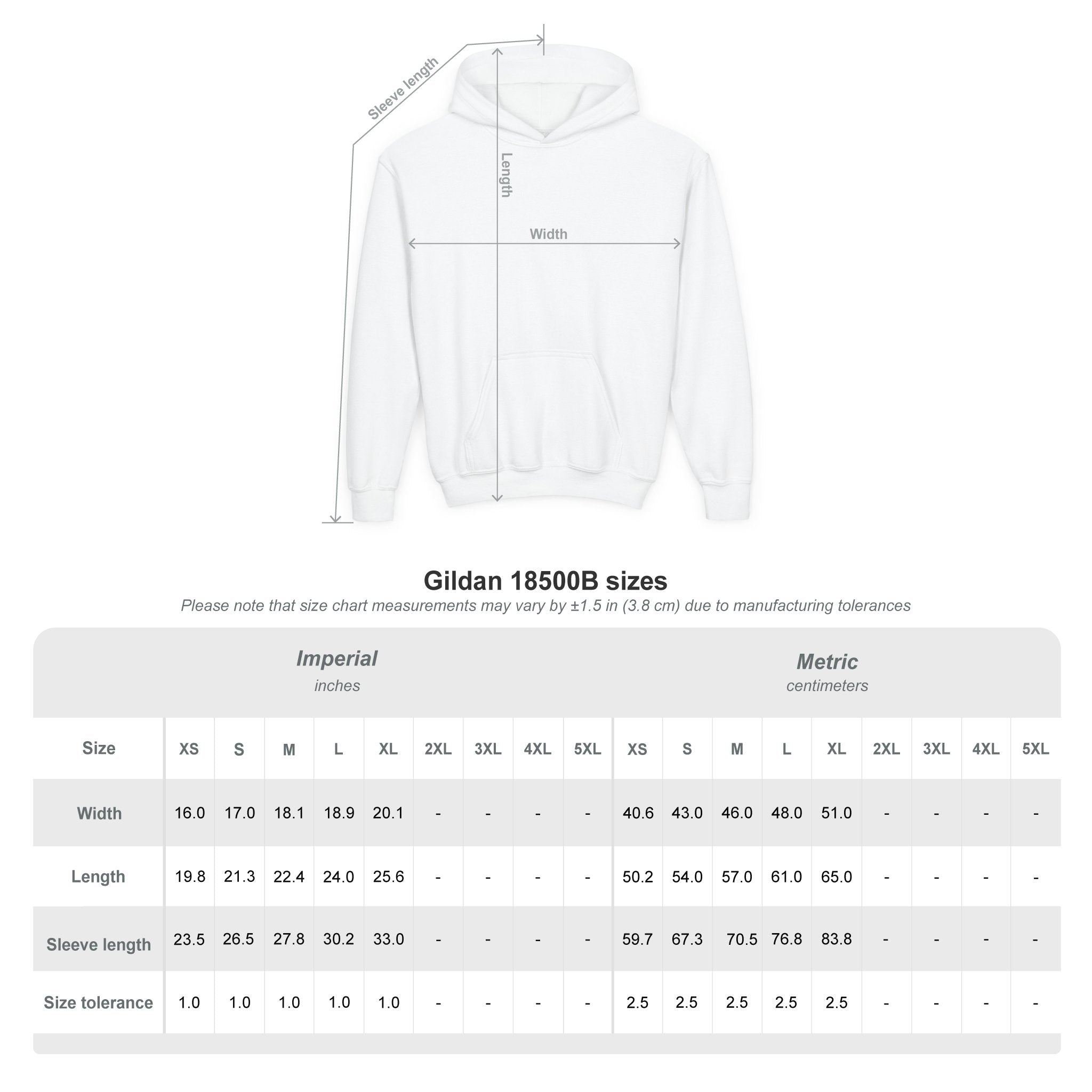 Bitcoin Logo Double Sided Youth Heavy Blend Hooded Sweatshirt