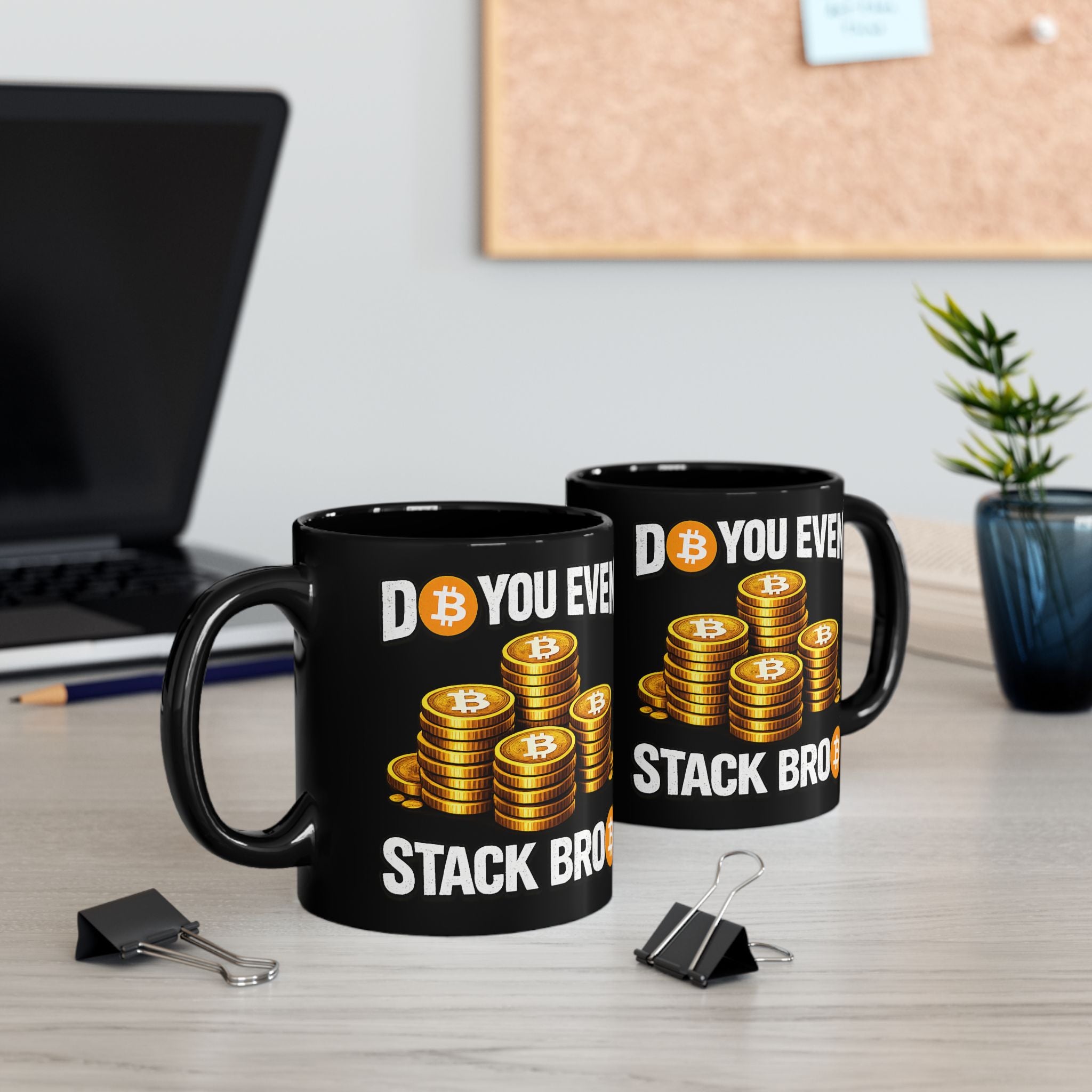 Do You Even Stack Bro Black Mug (11oz, 15oz)