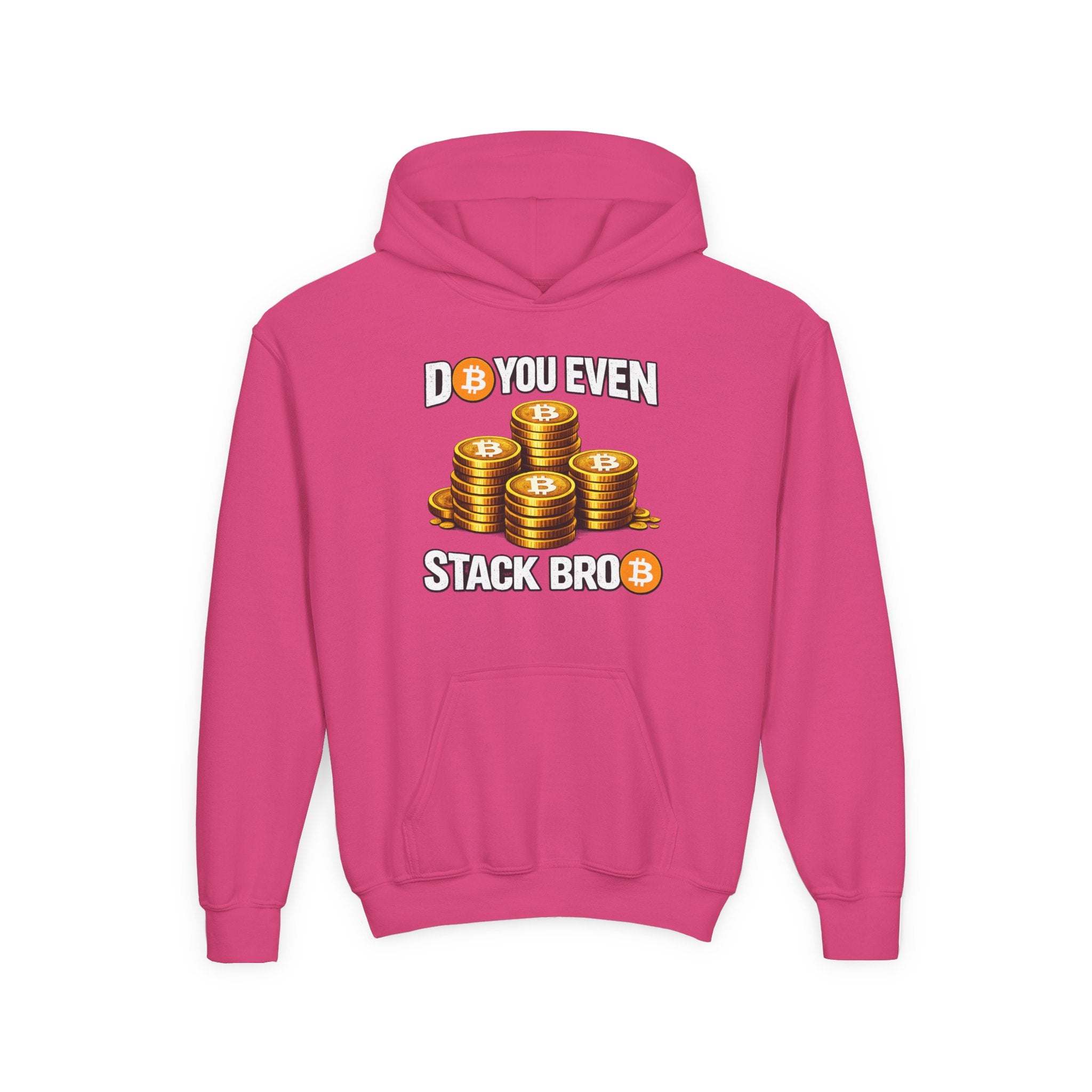 Do You Even Stack Bro Youth Heavy Blend Hooded Sweatshirt