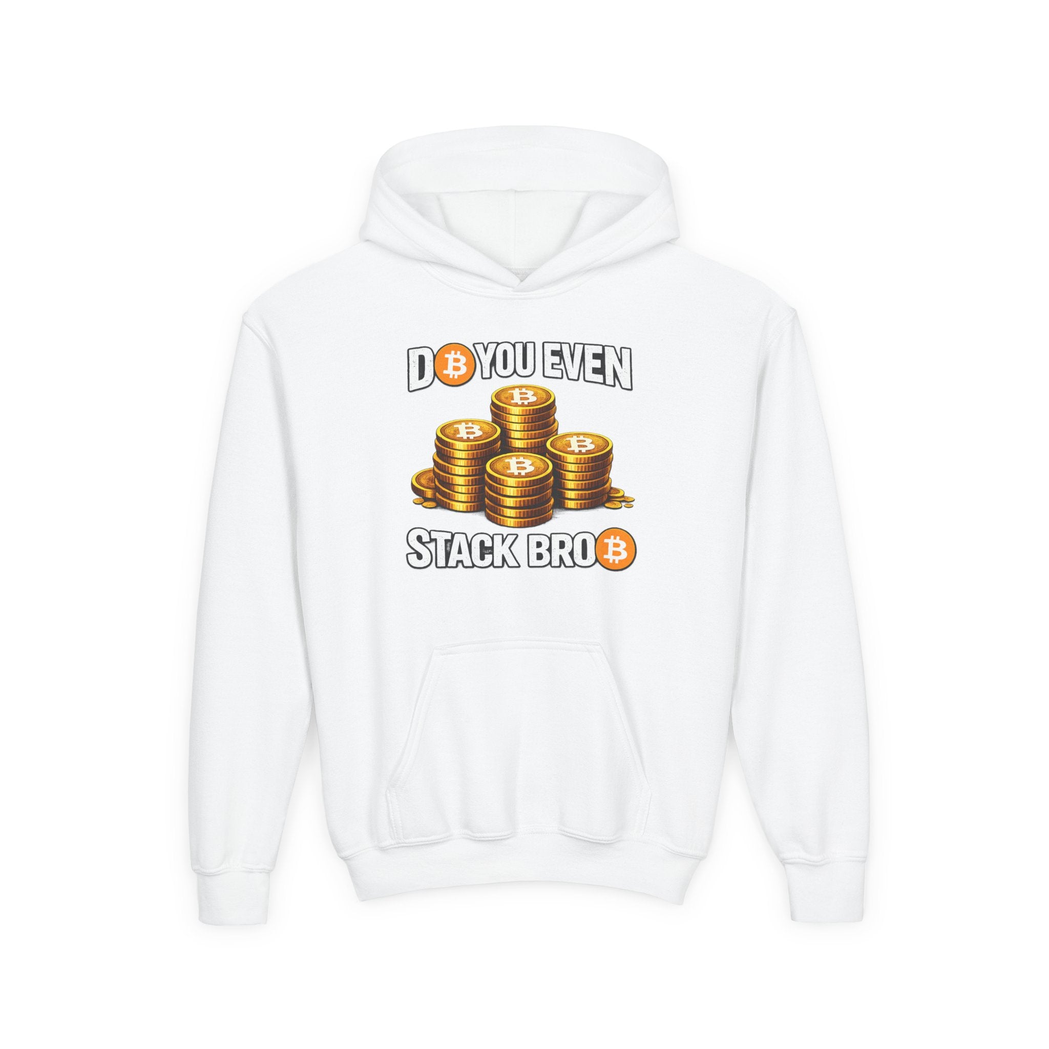 Do You Even Stack Bro Youth Heavy Blend Hooded Sweatshirt