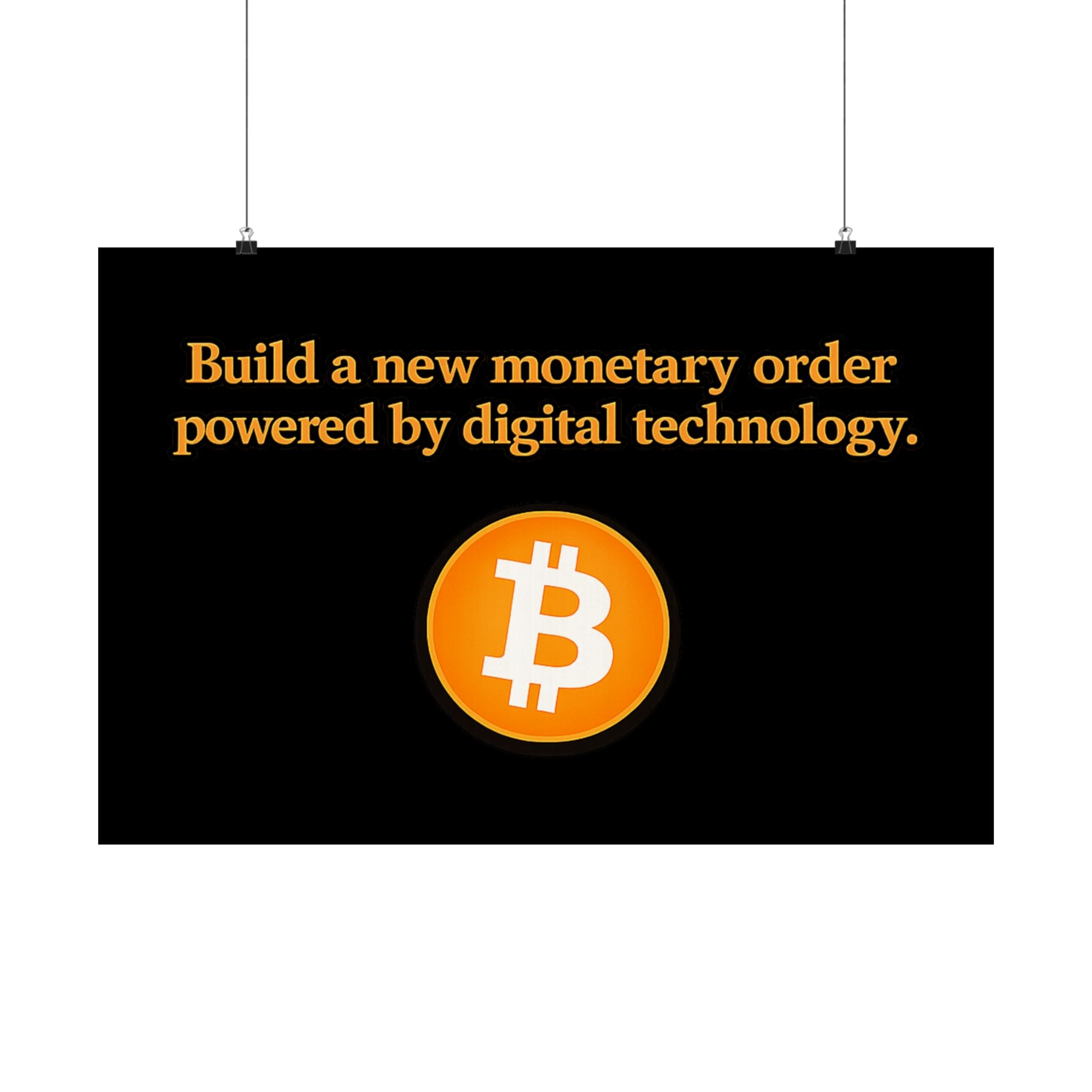 Monetary Order Matte Horizontal Posters